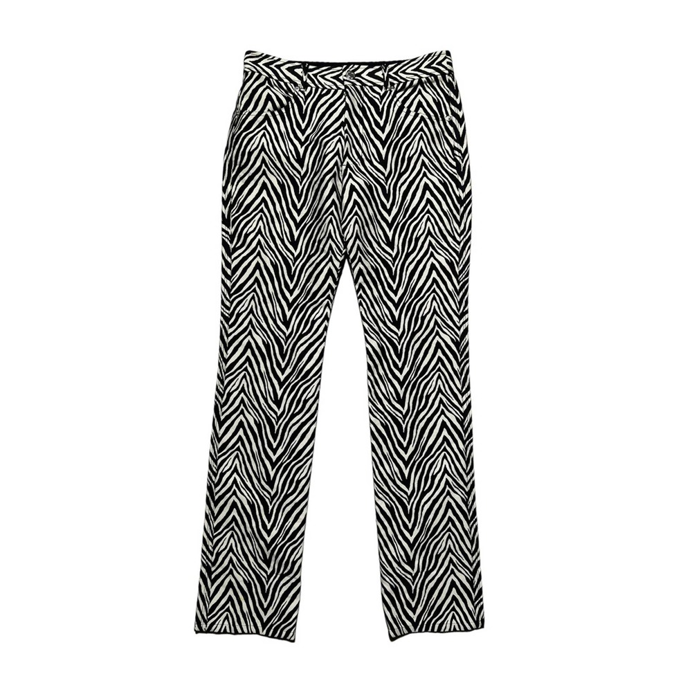 Zebra psychedelic denim